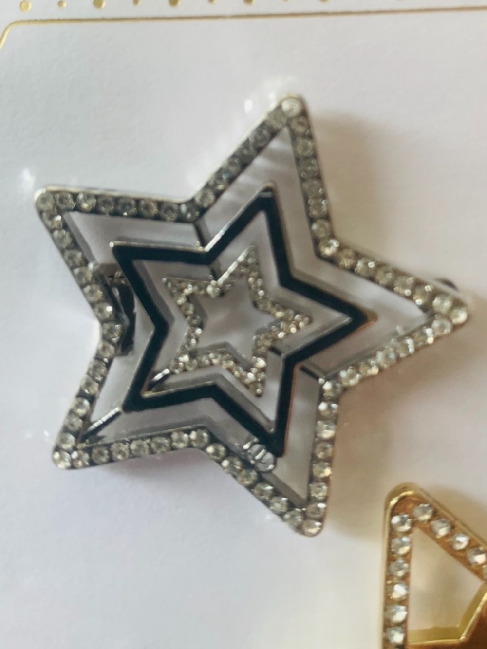 ♦️NWT Dior France Parfum Line Star Hair Barrett’s 2 piece gold and silver - Picture 3 of 3